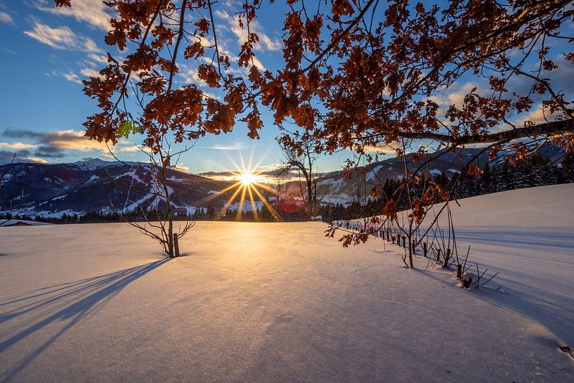 Sunshine in wintry Pongau by Christa Kramer