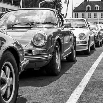 Les classiques de Porsche sur un ferry