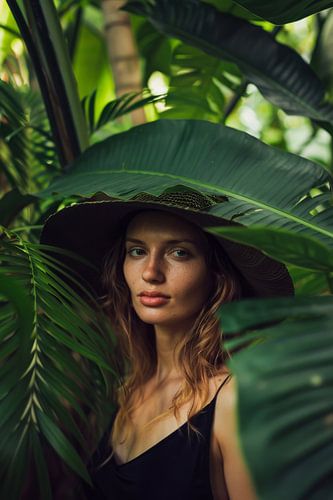 Beauté tropicale dans la jungle