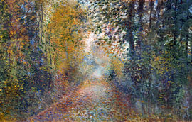 Dans les bois, Pierre-Auguste Renoir - Version large sur Masters Revisited