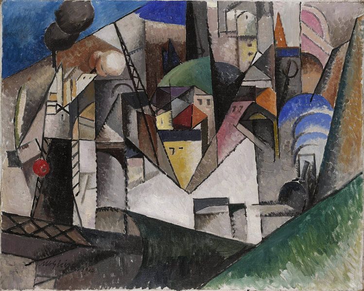 Albert Gleizes, Landschaft, 1914 von Atelier Liesjes