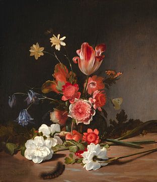 Still Life with a Bouquet in the Making, Dirck de Bray