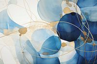 Dance of Waves and Gold