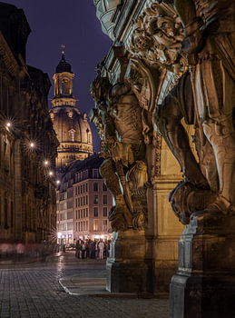 Der Frauenkirche und der Fürstenzug