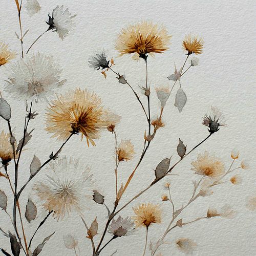 Wilde bloemen Zachte wind