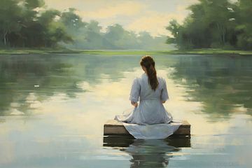 Quiet Reflections | Meditation by ARTEO Paintings