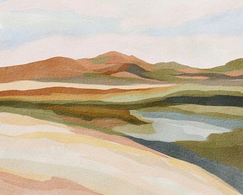 Gelassenheit westliche Landschaft