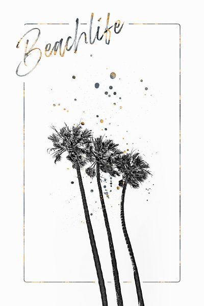 Palm Trees Impression | Beachlife by Melanie Viola