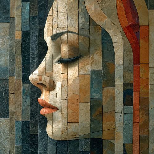 Geometric portrait | Modern portrait