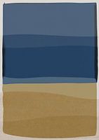 Moderne bleu et marron