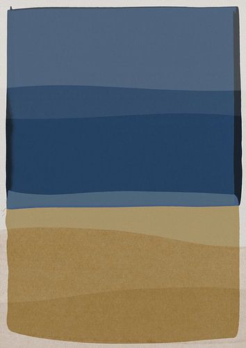 Modern Blauw en Bruin