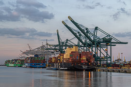 Containerschepen van Guy Bostijn