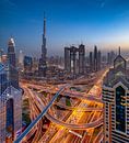 Dubai snelwegkruising van Rene Siebring thumbnail