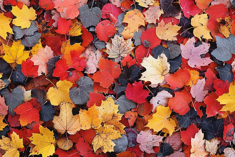 Autumn colour splendour on the ground by Art & Soul Creations