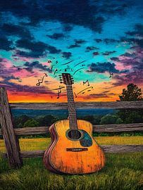 Guitar Makes Us Fun by Art Kingdom