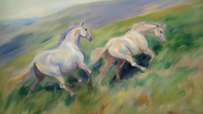 Galoppierende Pferde von FJB