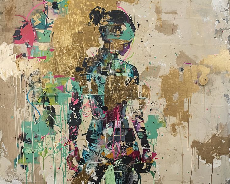 Modern portrait by Eye catching paintings