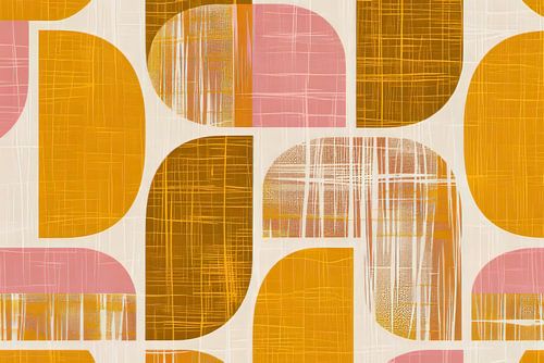 Motif géométrique rétro