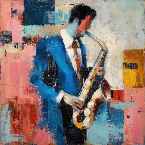 Abstrakte Saxophonmusik