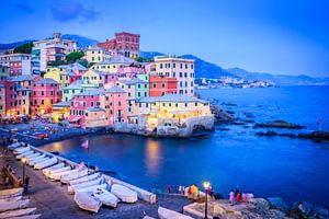 Boccadasse : un paysage urbain pittoresque sur Bart Ros