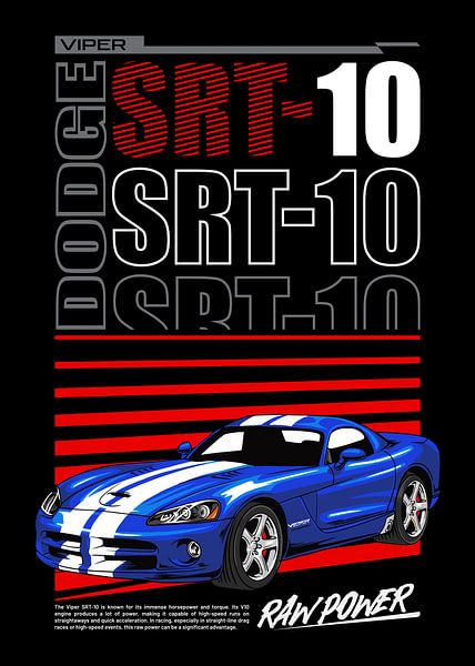 Dodge Viper SRT-10 Muscle Car van Adam Khabibi