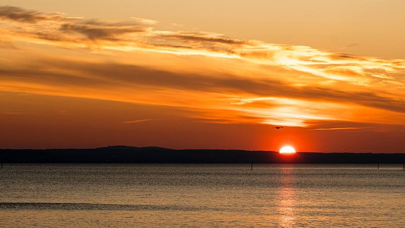 Sunset Lake Constance by Dieter Walther