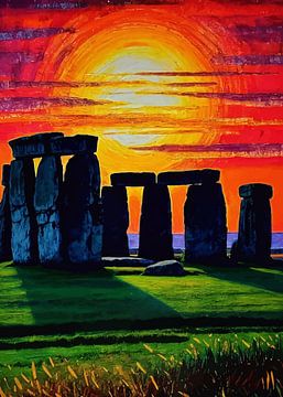 Stonehenge Sonnenuntergang von MIROKKU