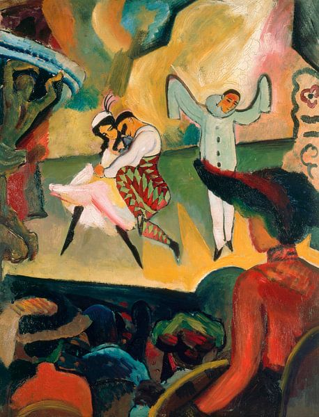 August Macke, Ballets Russes - 1912 van Atelier Liesjes