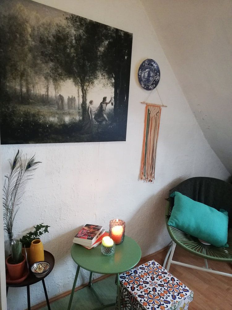 Orpheus Leading Eurydice from the Underworld, Jean-Baptiste-Camille Corot 