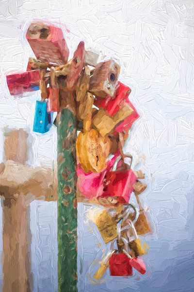 Locks full of love by Patricia Hofmeester