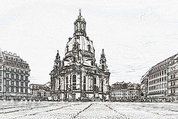 Kerk van Onze-Lieve-Vrouw Dresden van Gunter Kirsch