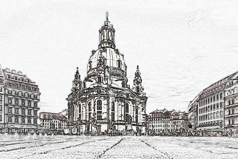 Church of Our Lady Dresden by Gunter Kirsch