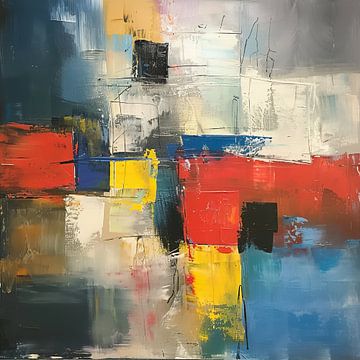 Stadsgezicht | Echoes of Chromatic Streets van Modern Collection