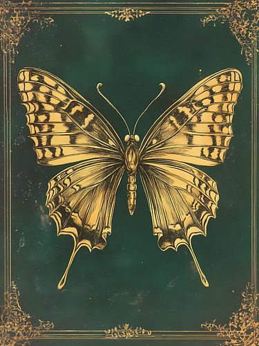 Goldener Schmetterling