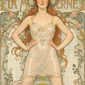 Domina en de plas in het herentoilet van artefacti