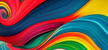 abstracte regenboogkleuren achtergrondillustratie van Animaflora PicsStock