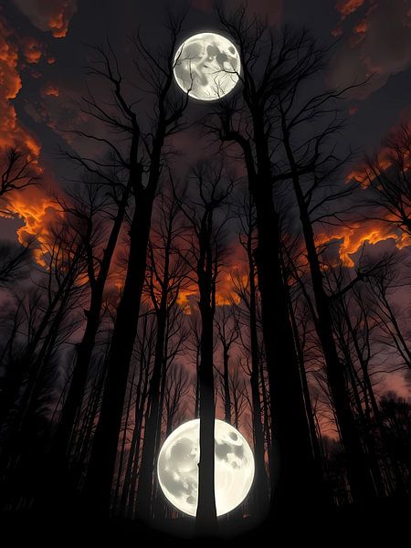 Montée au clair de lune par Artistic