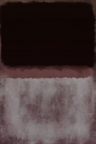 Kleurblokken in zwart, bruin en wit. Abstract in neutrale tinten.