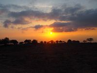 Coucher de soleil sur le Golan