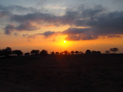 Coucher de soleil sur le Golan