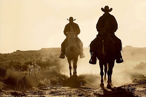 Cowboy and Horse Wall Art