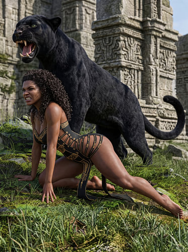 Warrior Woman and Black Panther