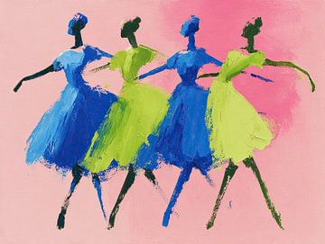 Weibliche Tänzerinnen