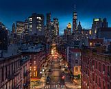 Lower Manhattan after sunset by Remco Piet thumbnail