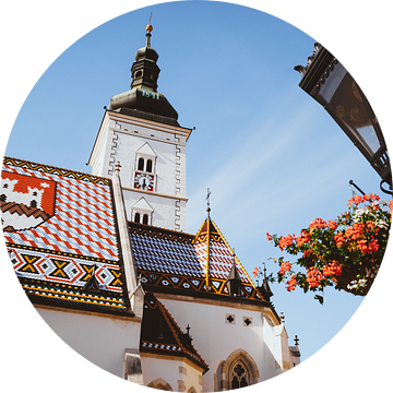 Zagreb - St. Mark's kerk van Alexander Voss