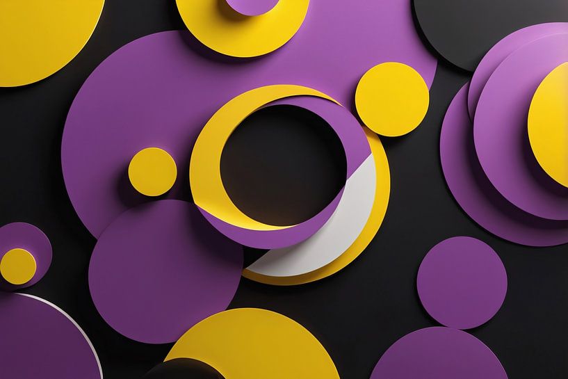 Geometric design with contrasting colours by Art & Soul Creations