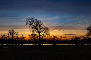 Sonnenaufgang in den Niederlanden
