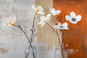 Weiße Blumen | Geflüster der Natur's Schönheit