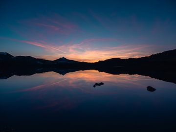 Sonnenuntergang am See von Mustafa Kurnaz