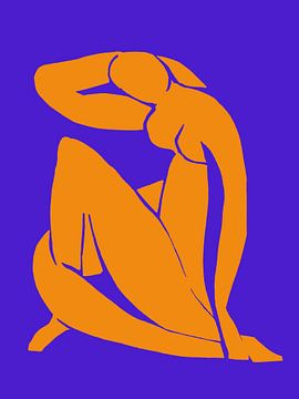Nude Inspired by Henri Matisse by Mad Dog Art